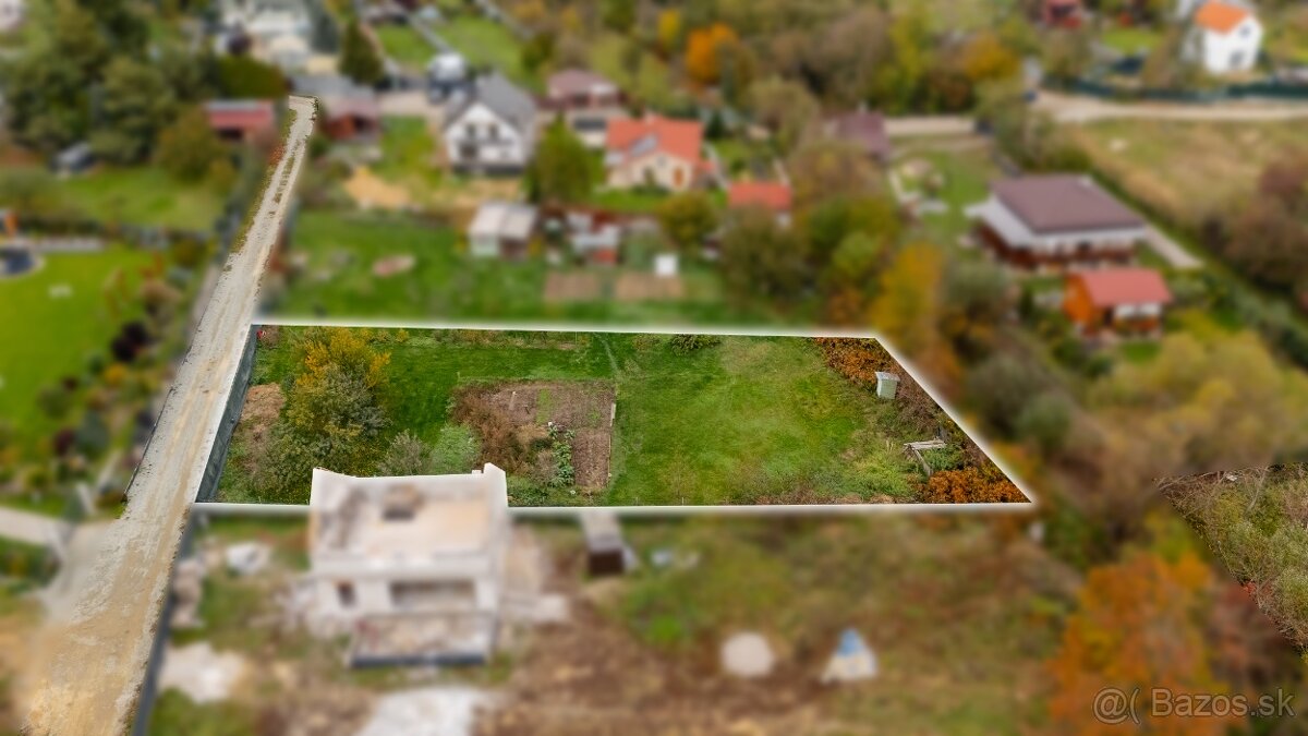 Pozemok vhodný na rekr.dom, 1.282 m2, Čičky - majer, KE - 5