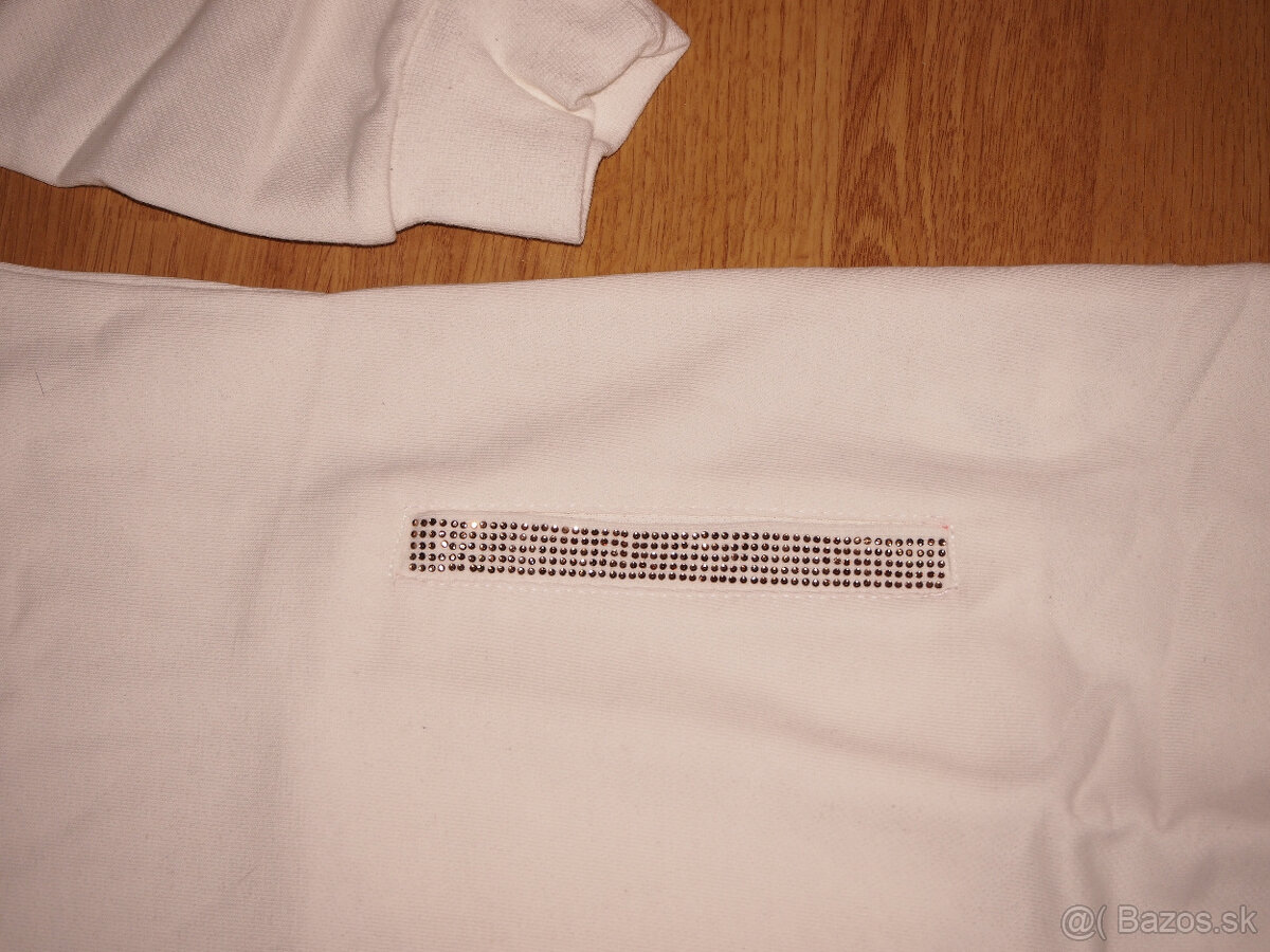 Liu jo dámske mikinové šaty biele - 5