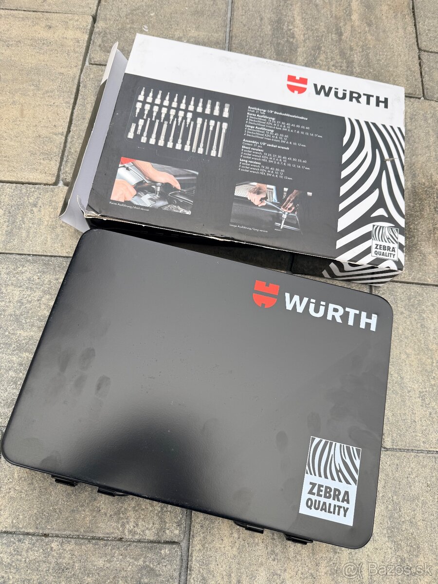 WURTH SADA NÁSTRČNÝCH KĽÚČOV - 5