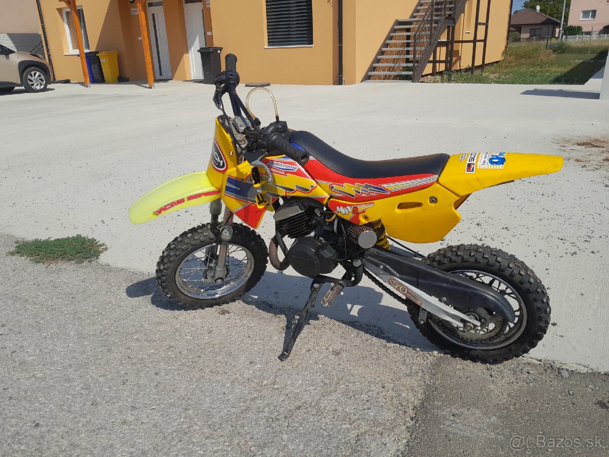 DETSKÝ TALIANSKY MOTO ROMA MRX2 50CCM 2TAKT AUTOMAT