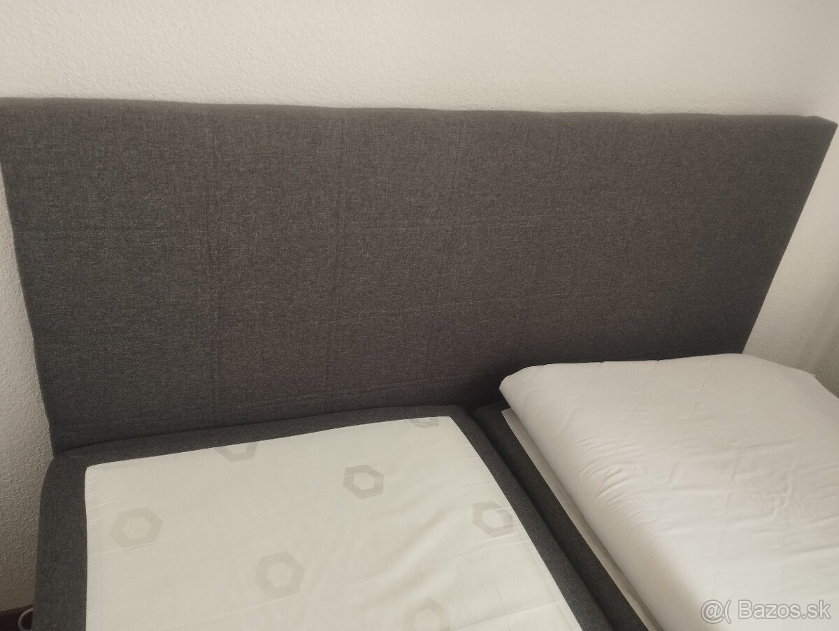 Manželská posteľ Alice - šedá - 5