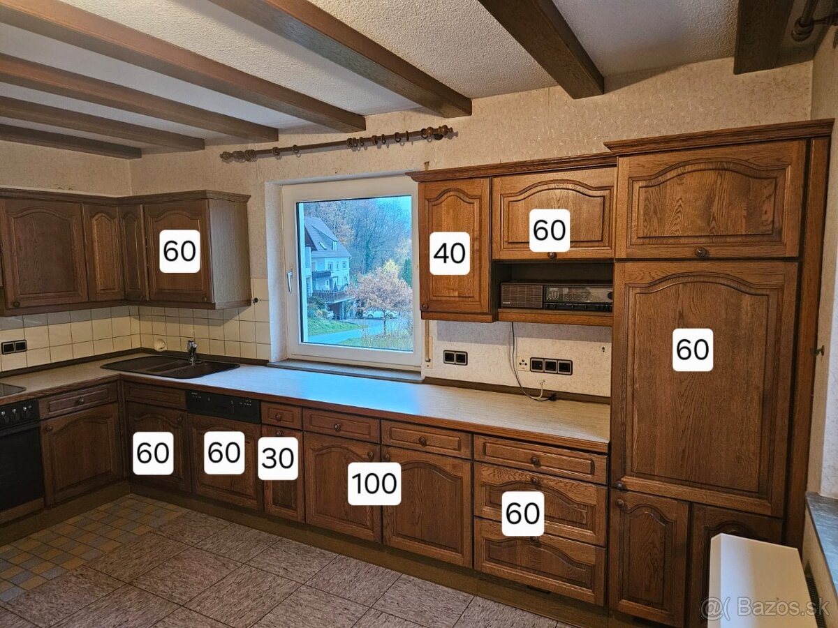 Masívna kuchynská linka z Nemecka so spotrebičmi - 5