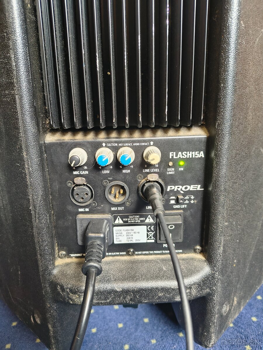 Proel Flash 15A aktívny reprobox - 5