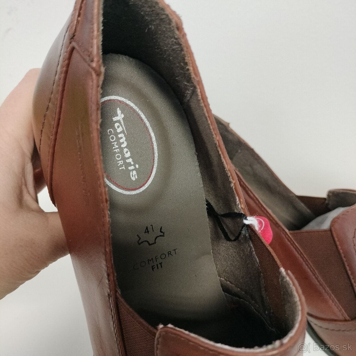 Pohodlné poltopánky Tamaris Comfort ,veľ.41 - 5