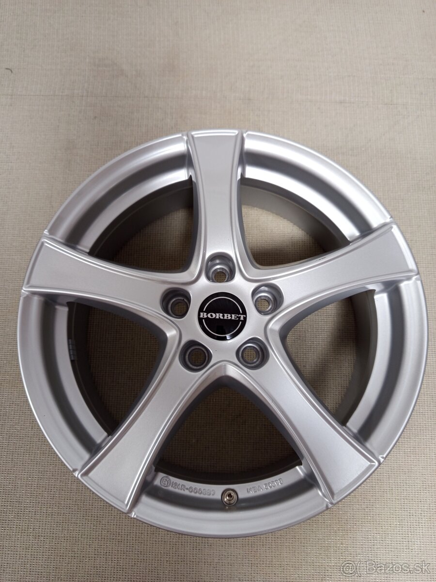 Alu disky Borbet R17 5x112 Et41 6.5J Škoda Seat Audi Volkswa - 5
