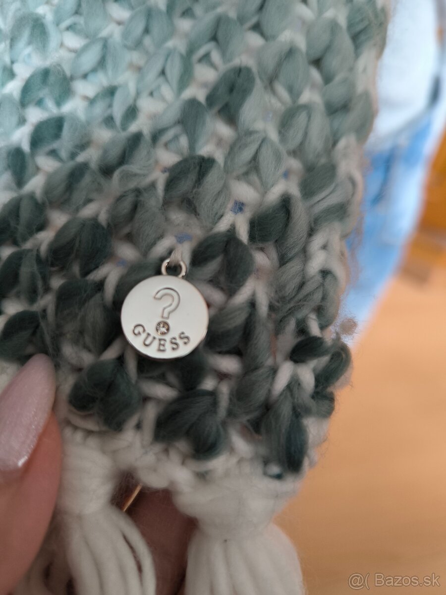 Pletený dámsky šál Guess - 5