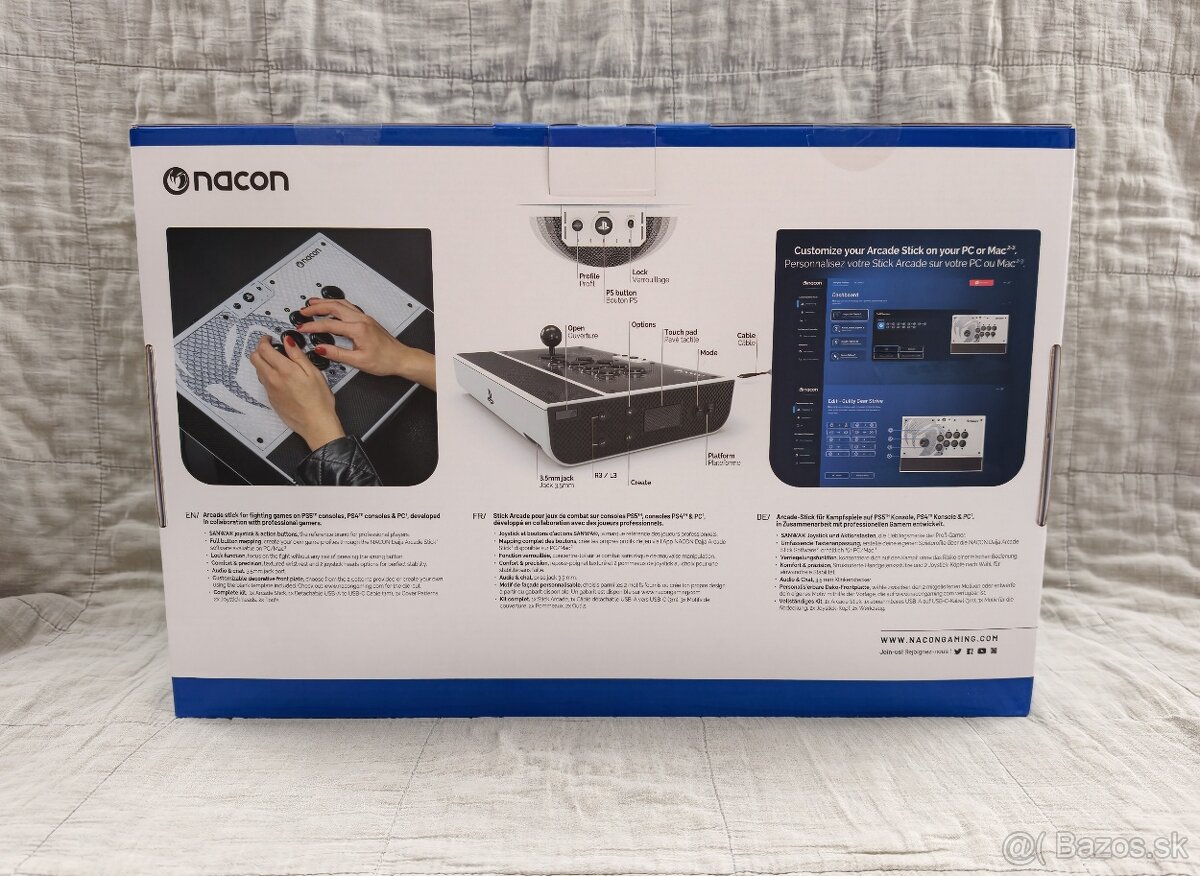 Predám Nacon Daija Arcade Stick arkádový ovládač PS5 - 5