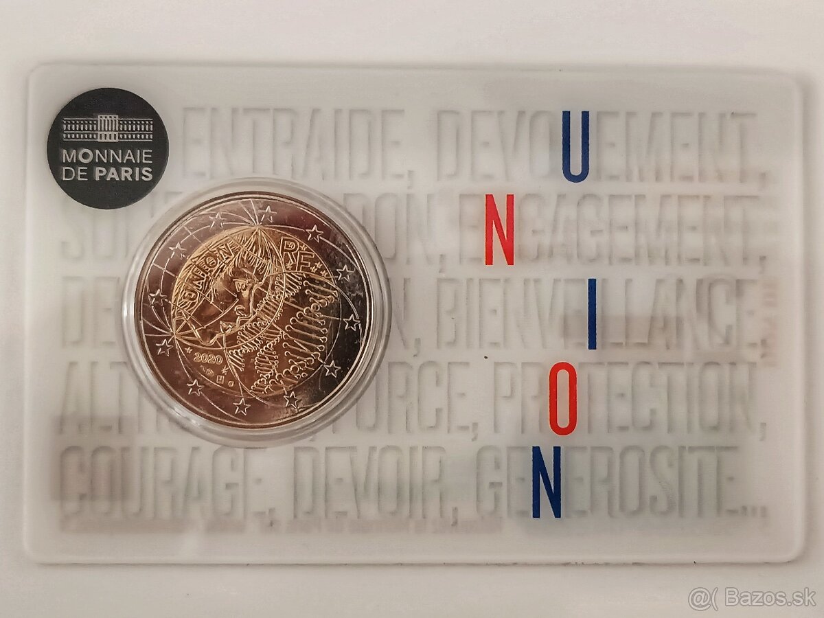 Francúzsko 2020 Research ,2€ euro - 5
