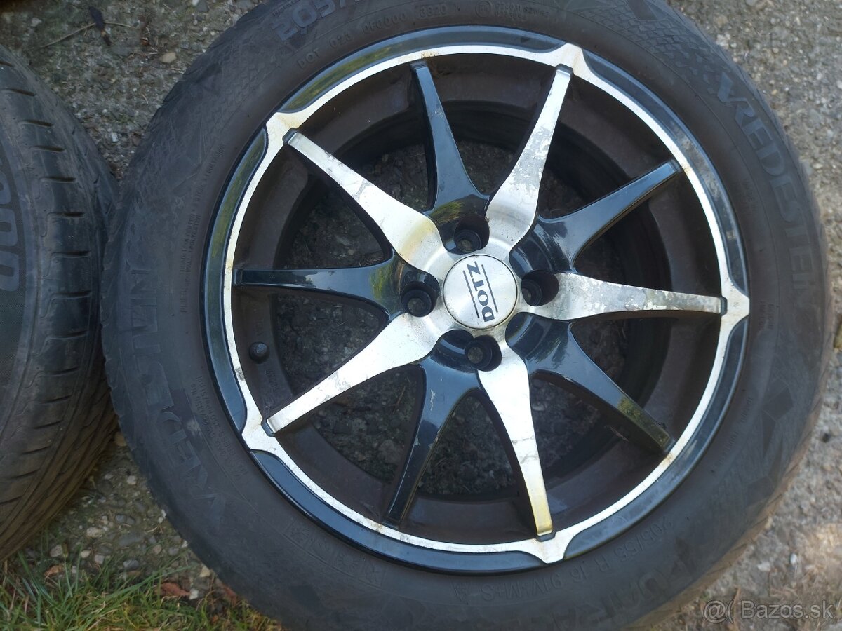 OPEL ALU kola DOTZ R16 s pneu LAUFEN 205/55 R16 - 5