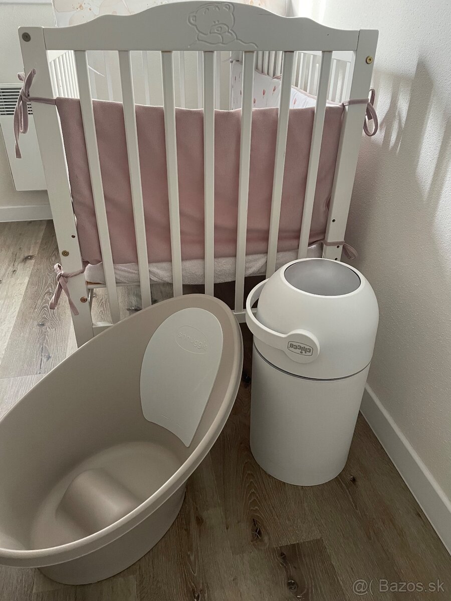 Detska postielka s prebaľovacím pultom - 5