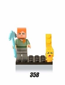 MINECRAFT 12 ks sada postaviciek - 5