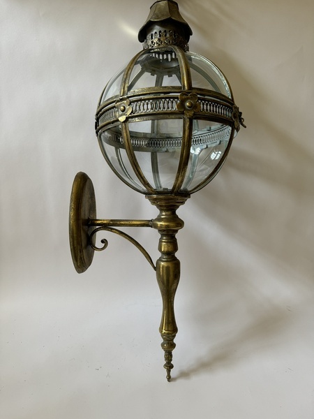 NÁSTĚNNÁ KULATÁ KOVOVÁ LUCERNA 95 cm - 5