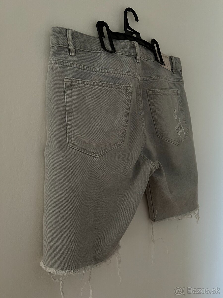 Rifľové pánske šortky (Pull&Bear) - 5