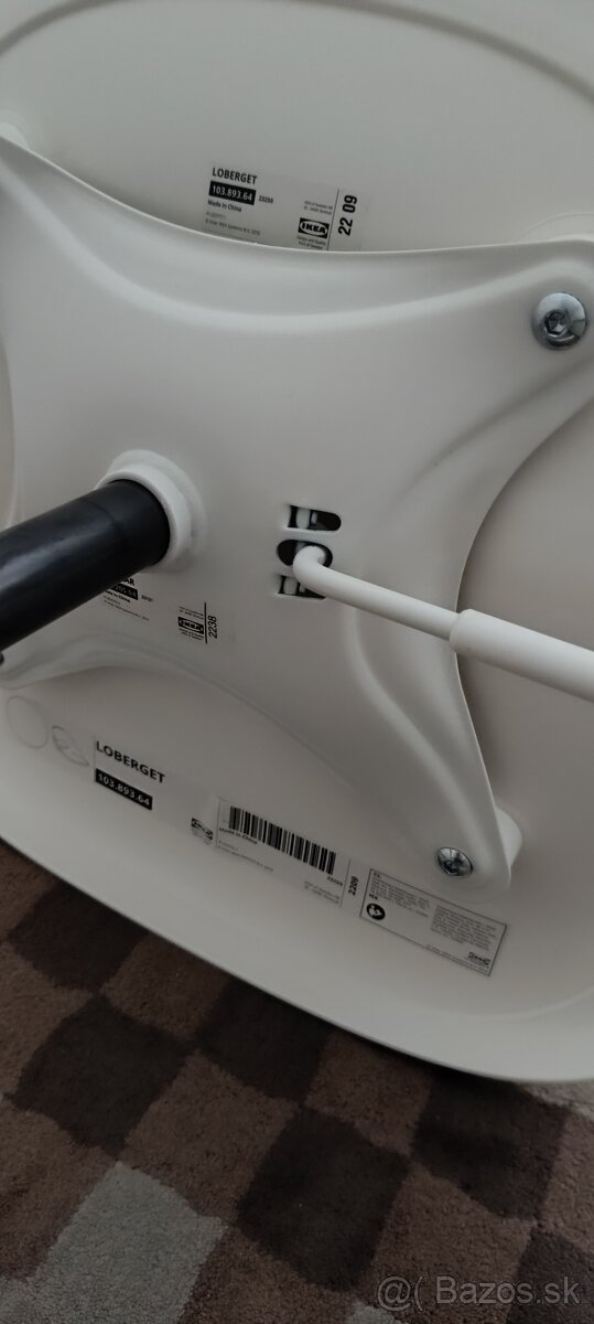 Stolicka Ikea Loberget biela - 5