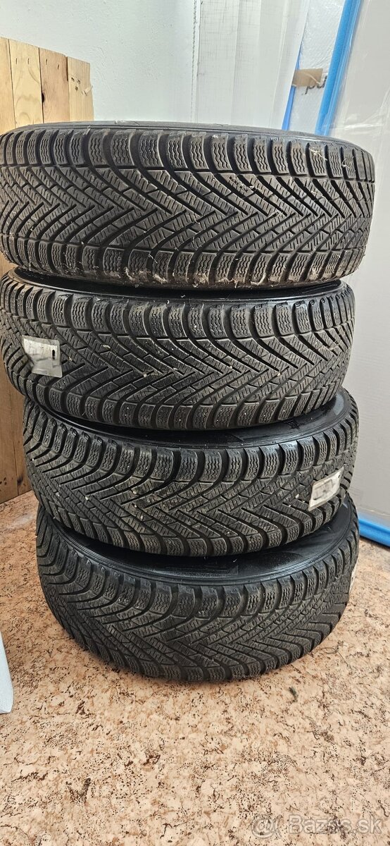 Disky + pneumatiky 205/55 R16 (M+S, zimné) - 5