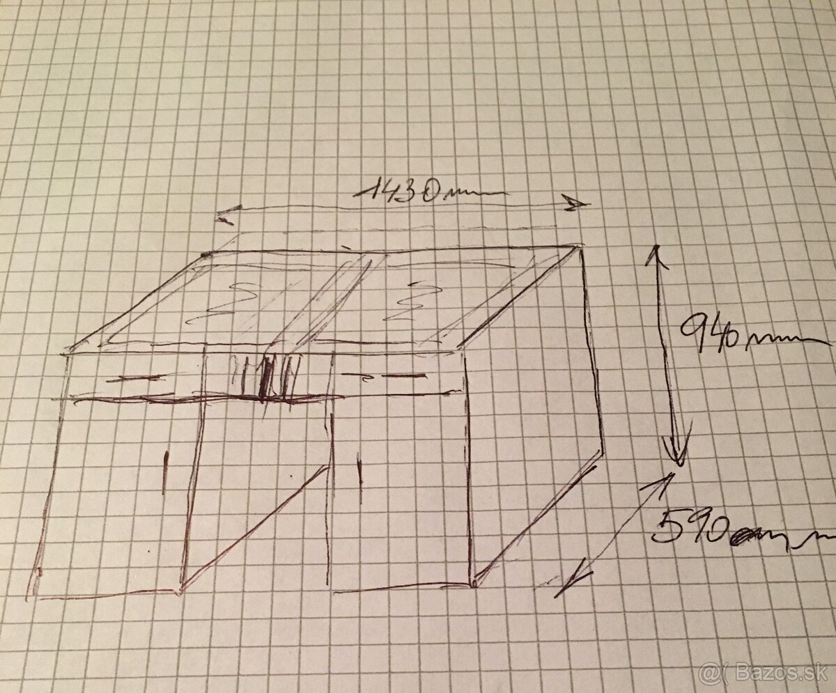 Predajný pult presklený - 5