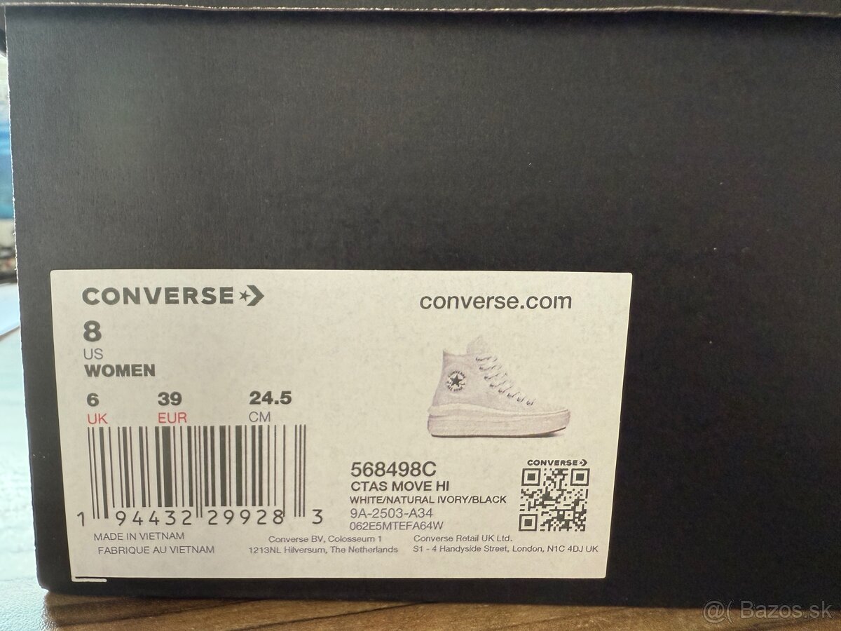 Converse biele tenisky 39 - 5