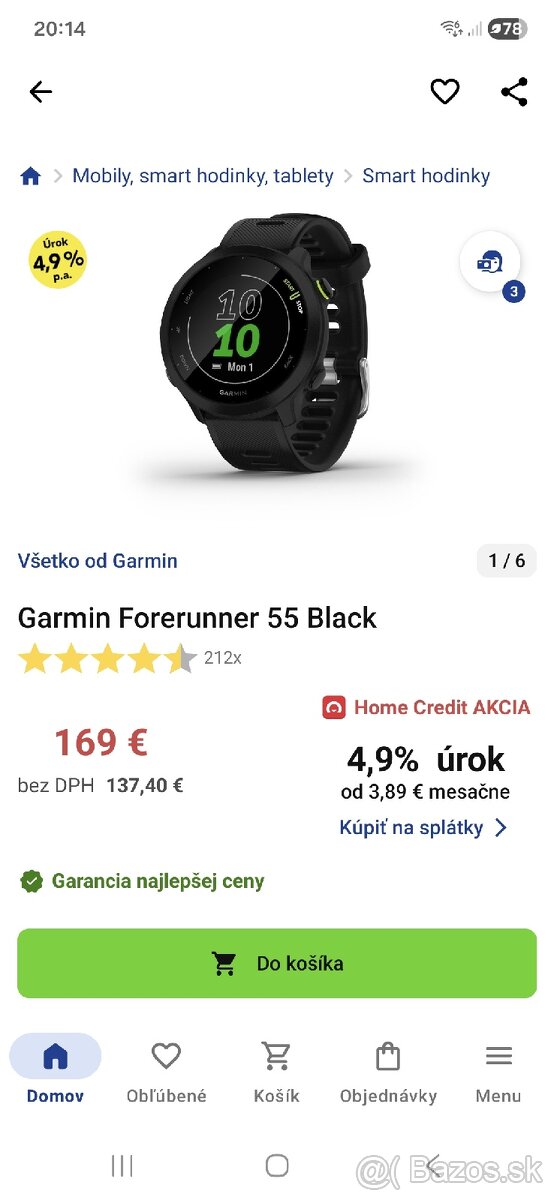 Garmin foreruner 55 - 5