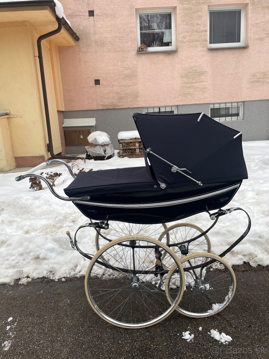 Vintage anglicky Silver cross - 5