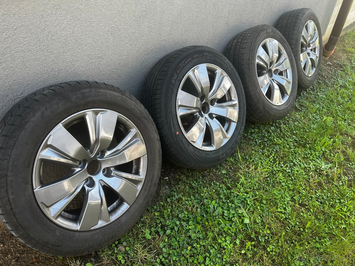 Originál PEUGEOT 2008 6,5X15 ET20 4x108 - 4kusy - 5