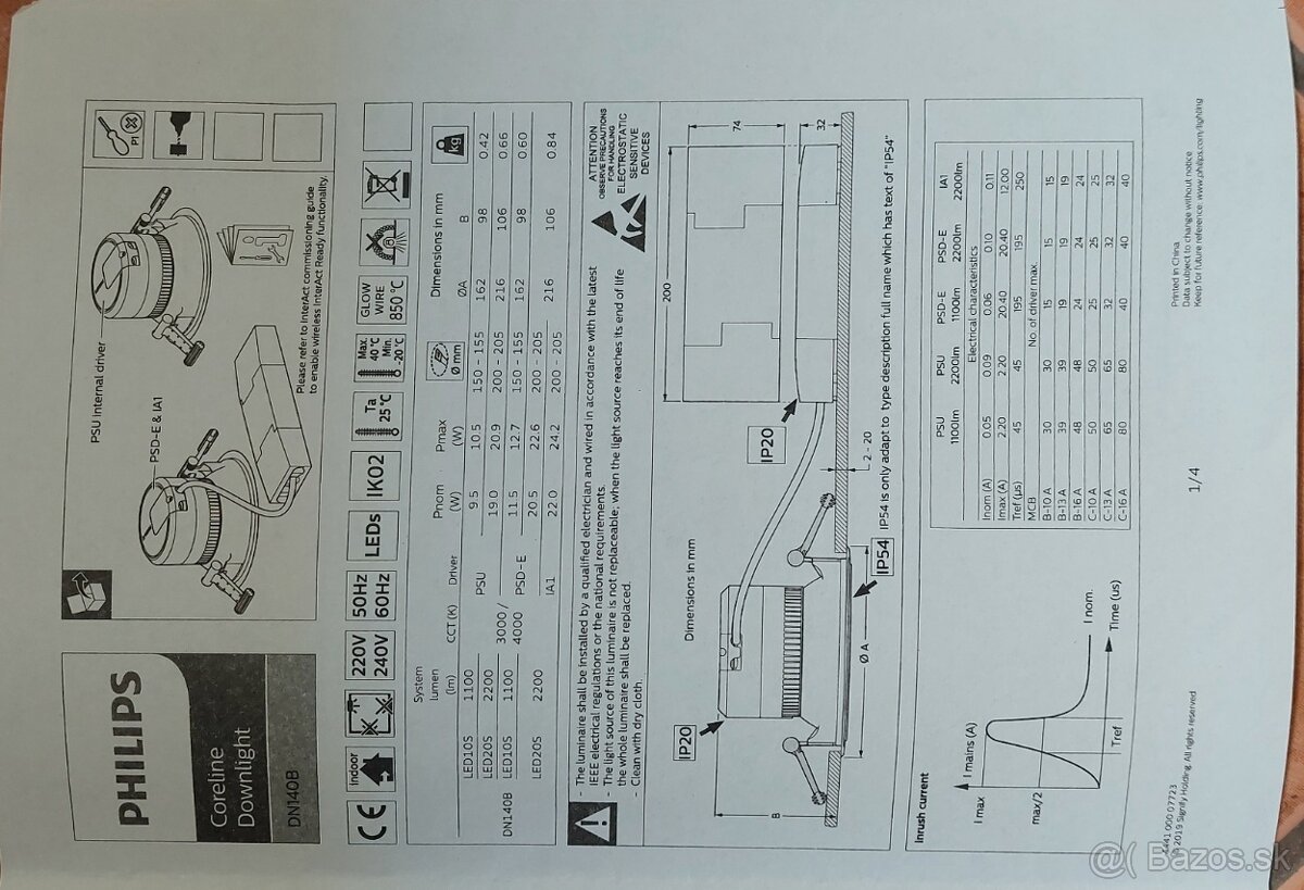 Led zapustené svietidlá Philips - 5