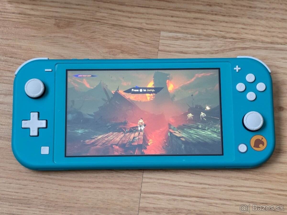 Nintendo Switch Lite + hra + originál flip cover - 5