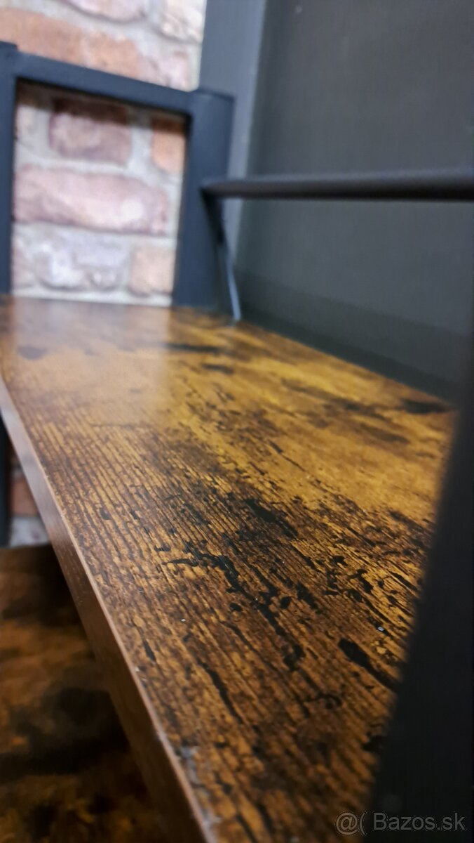 Písací stôl s policami - 5