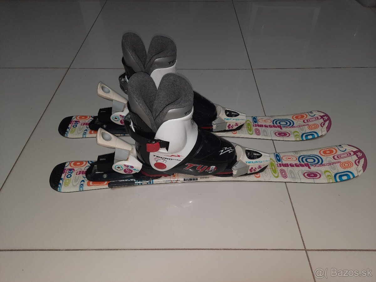 Detské lyže 70 cm a lyžiarky veľ. 212 mm - 5