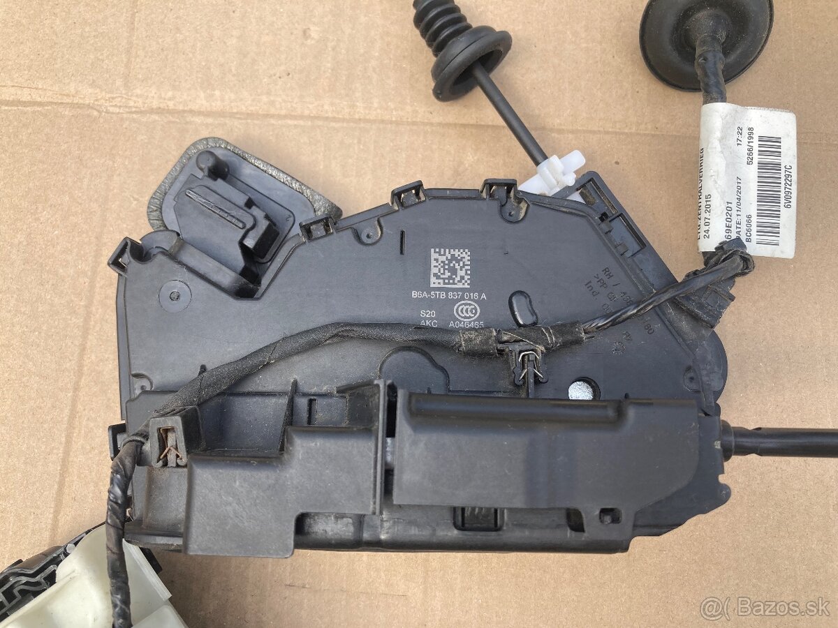 LP a PP zámok dverí na Fabia 3,Octavia 3 - 5