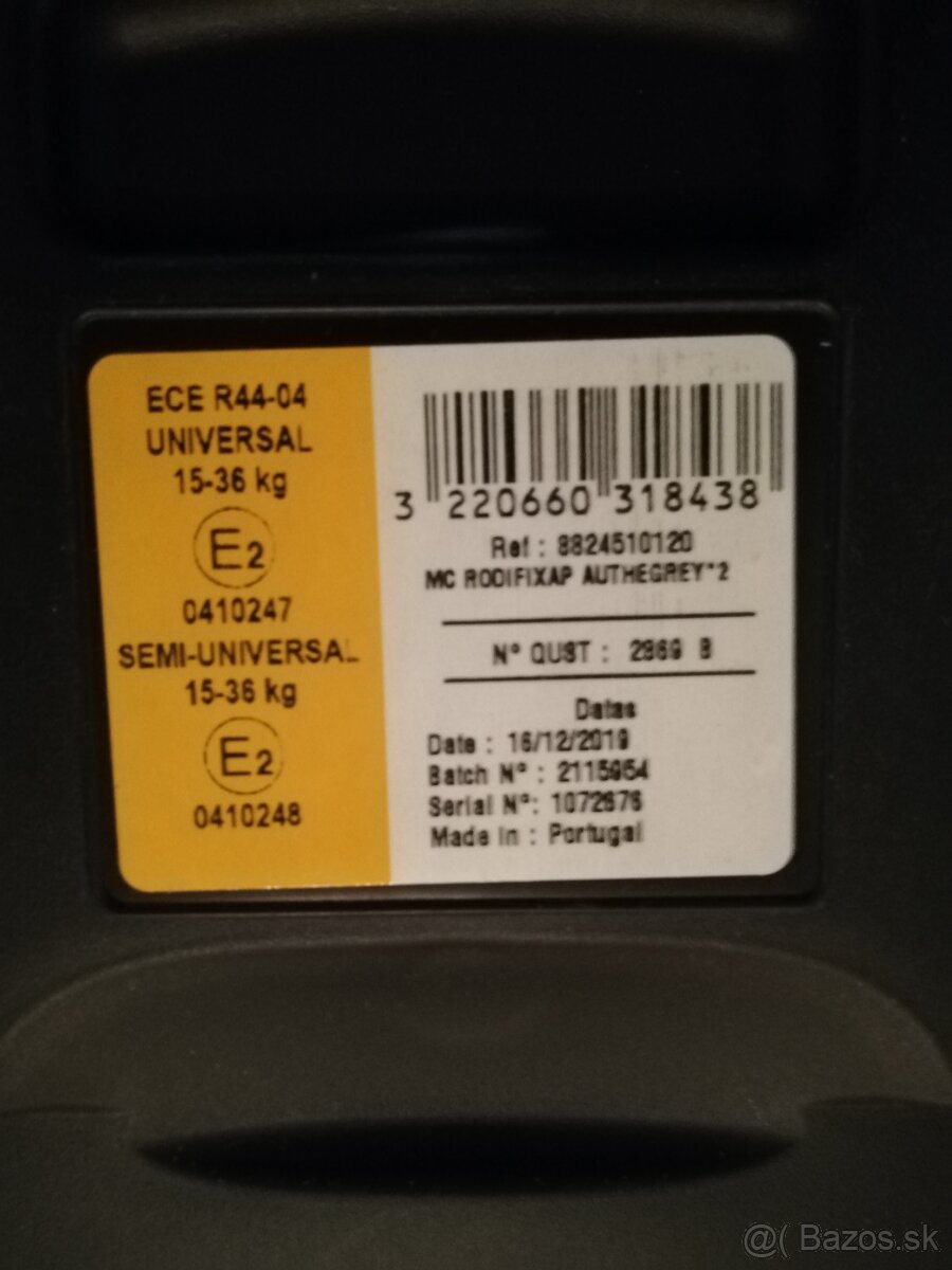 Autosedačka Maxi-Cosi RodiFix 15-36kg - 5