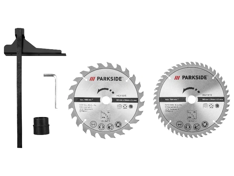 Ručná kotúčová píla Parkside PHKS 1350 E4 - 5