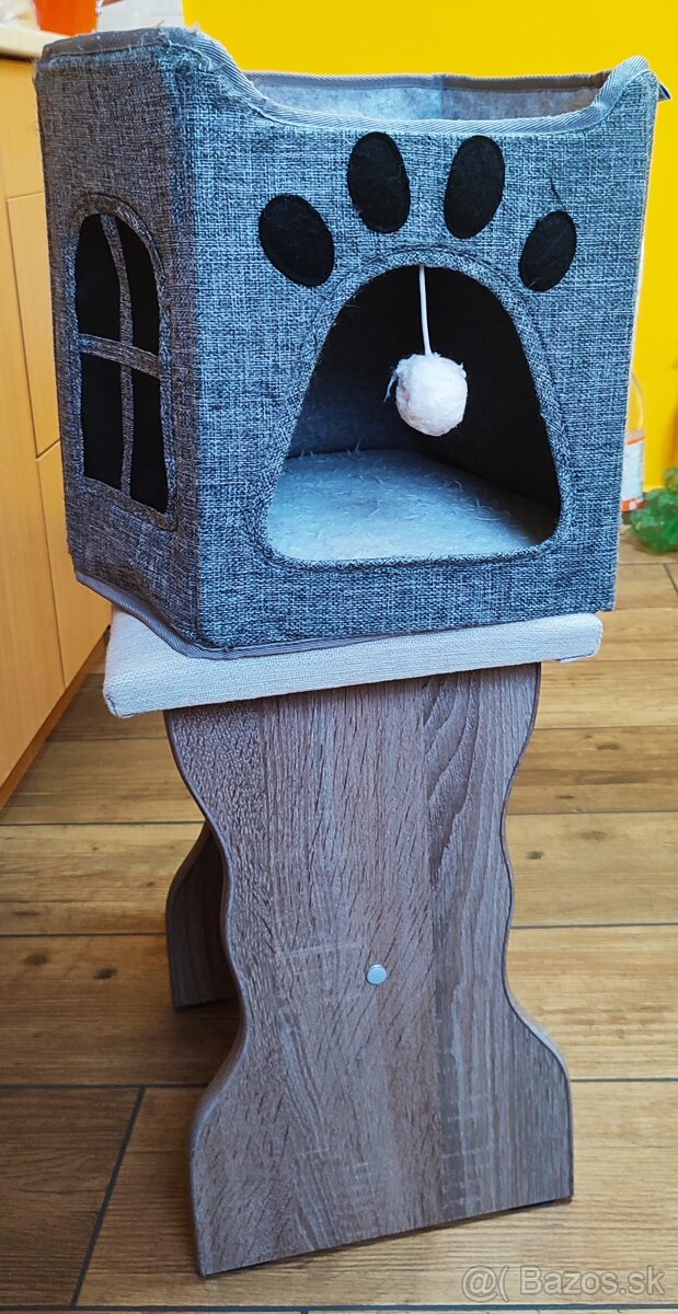pelech, domček pre mačičku - 5