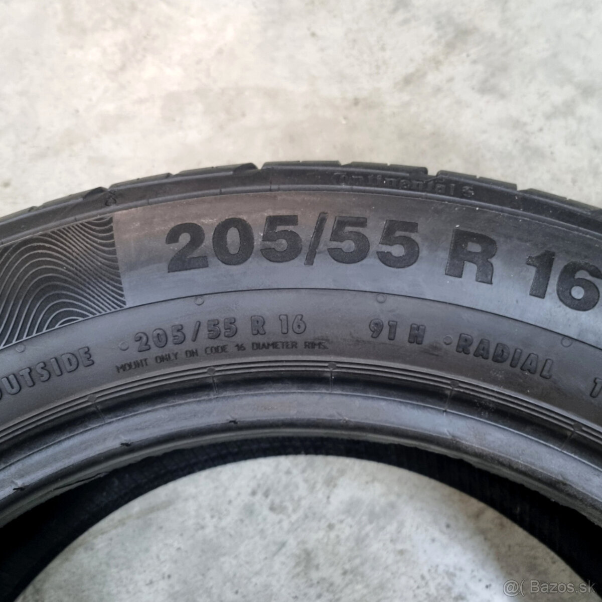 Letné pneumatiky 205/55 R16 CONTINENTAL - 5