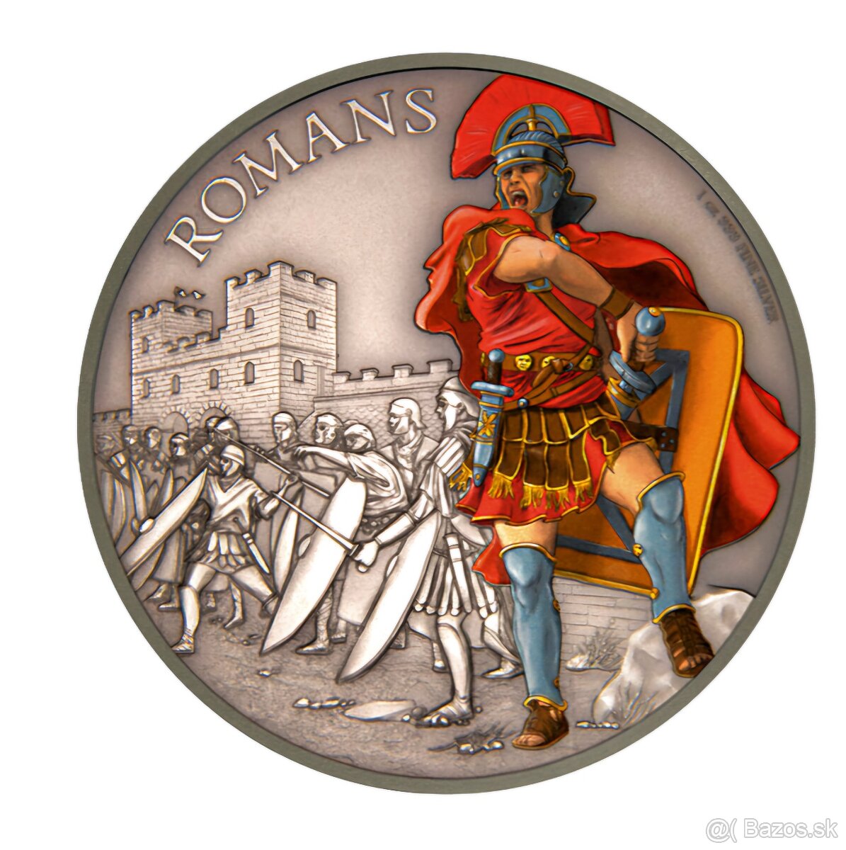 investičné striebro - mince - warriors of history - 5
