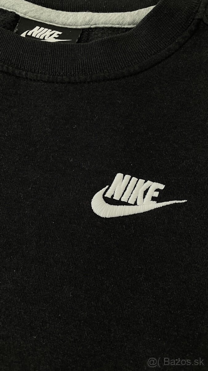 Nike Čierna bavlnená dámska mikina pulóver S 36 - 5