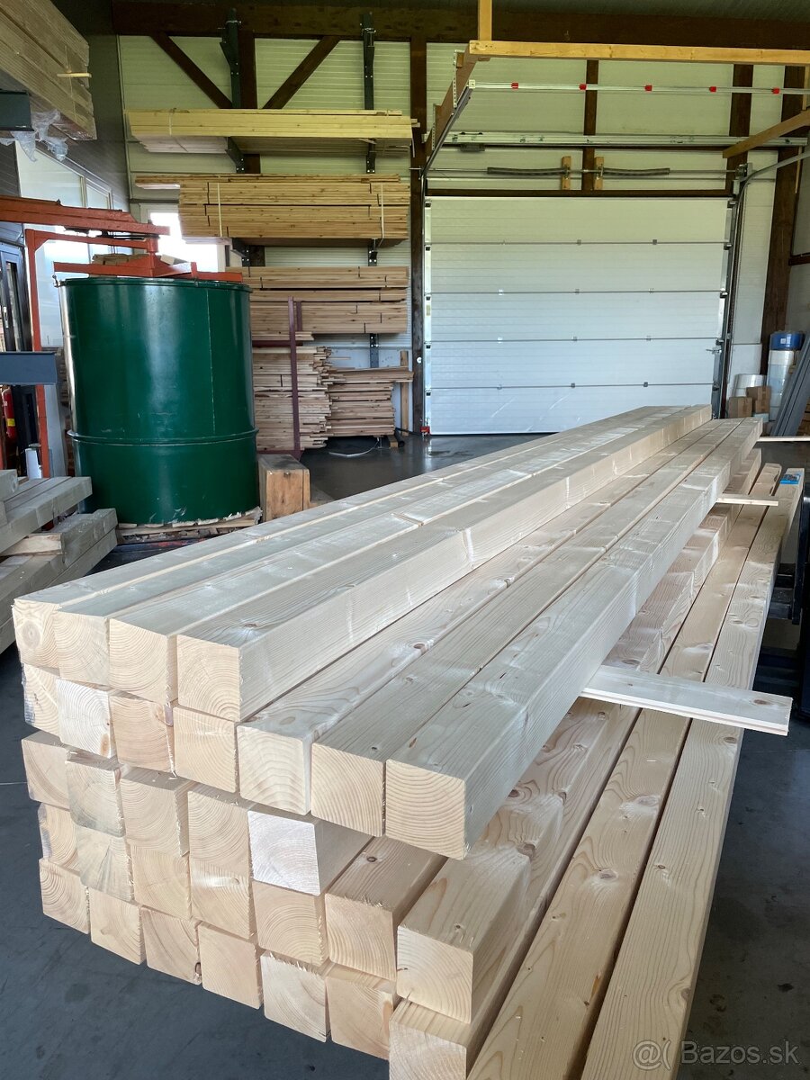 Hobľované hranoly a dosky - SMREK - 5