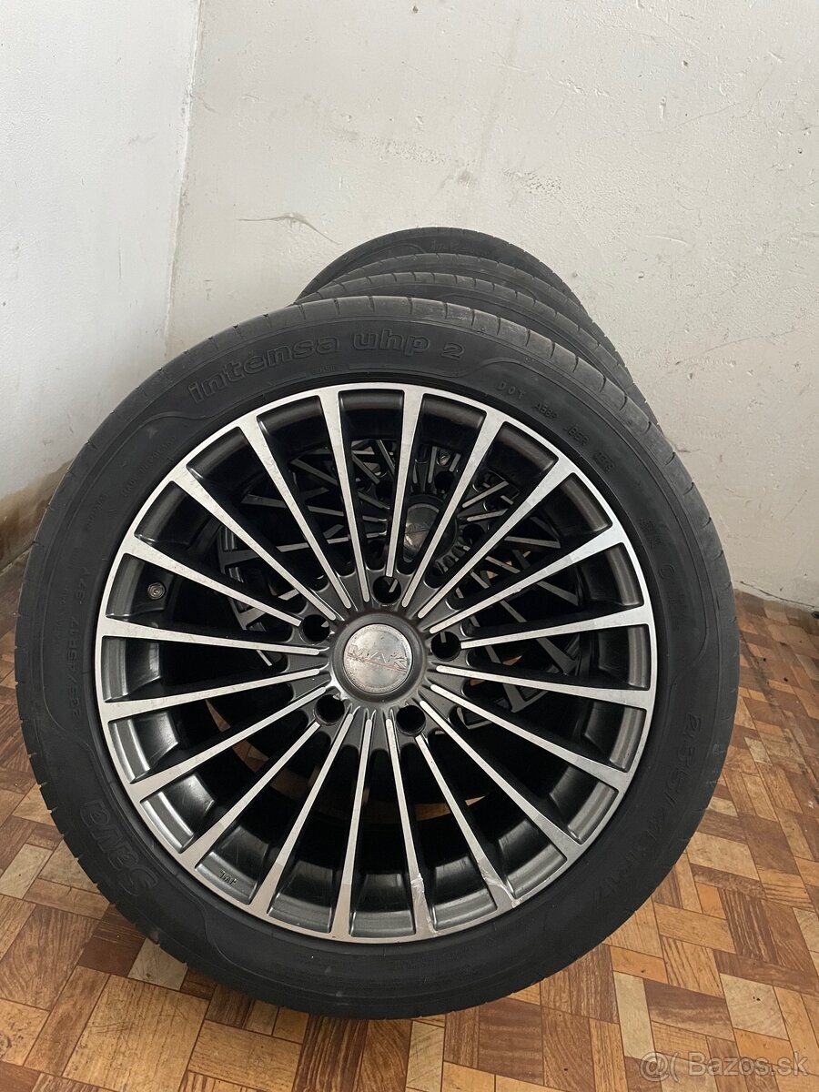 Kolesá 5x120 letné 235/45 R17 - 5