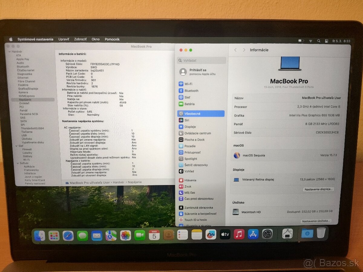 MacBook Pro 2018 | Core i5 • 8GB • SSD - 5