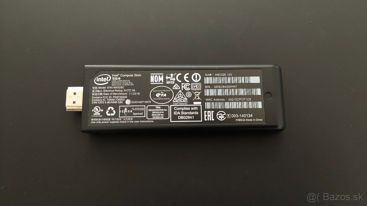 Mini počítač Intel Compute Stick - 5