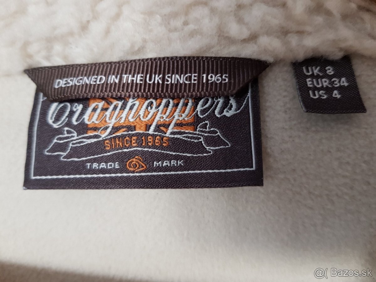 Dámska bunda CRAGHOPPERS W Braidley Jacket Saddle Brown - 5