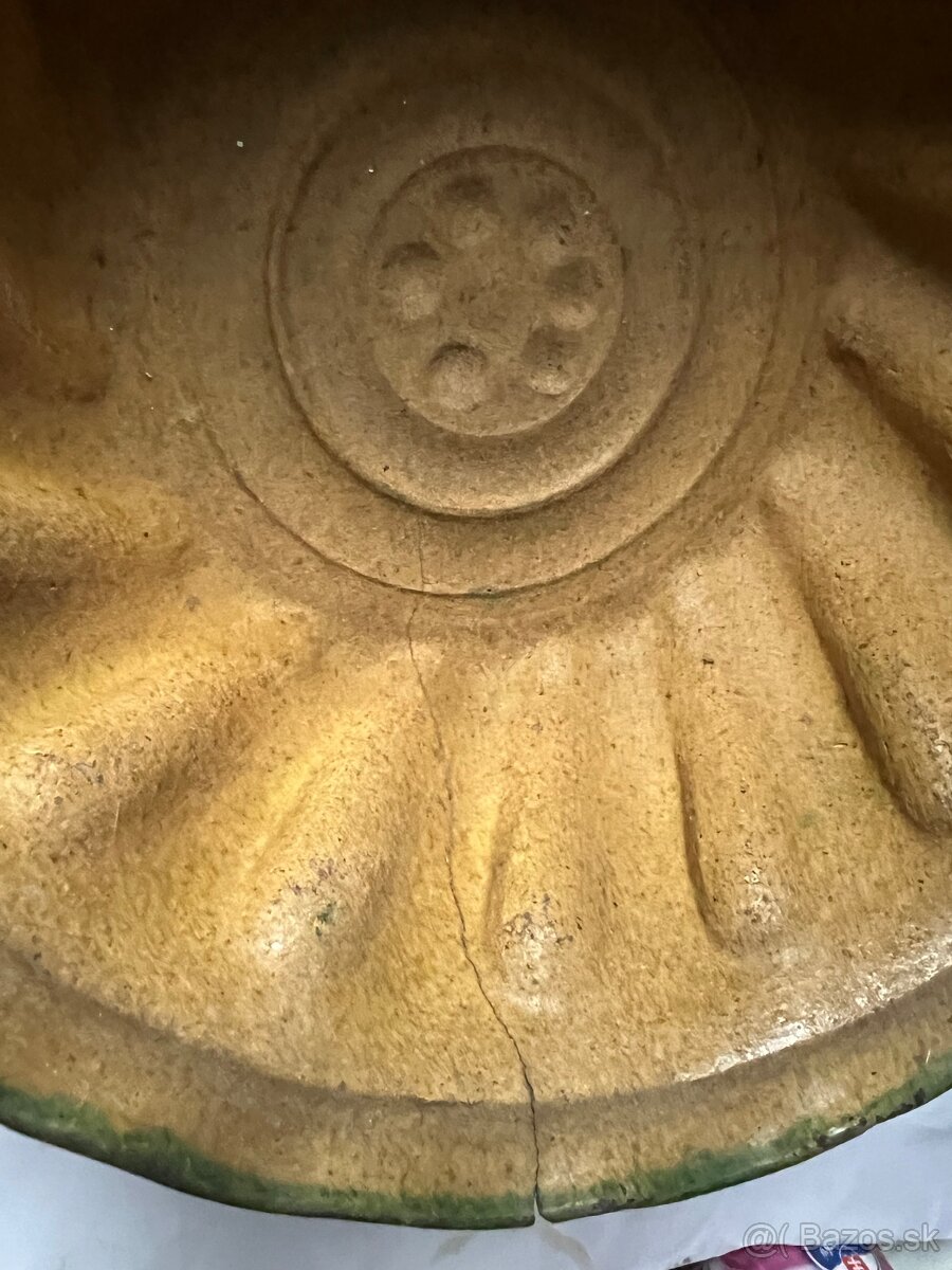 Krasna zelena keramicka forma na babovku - 5