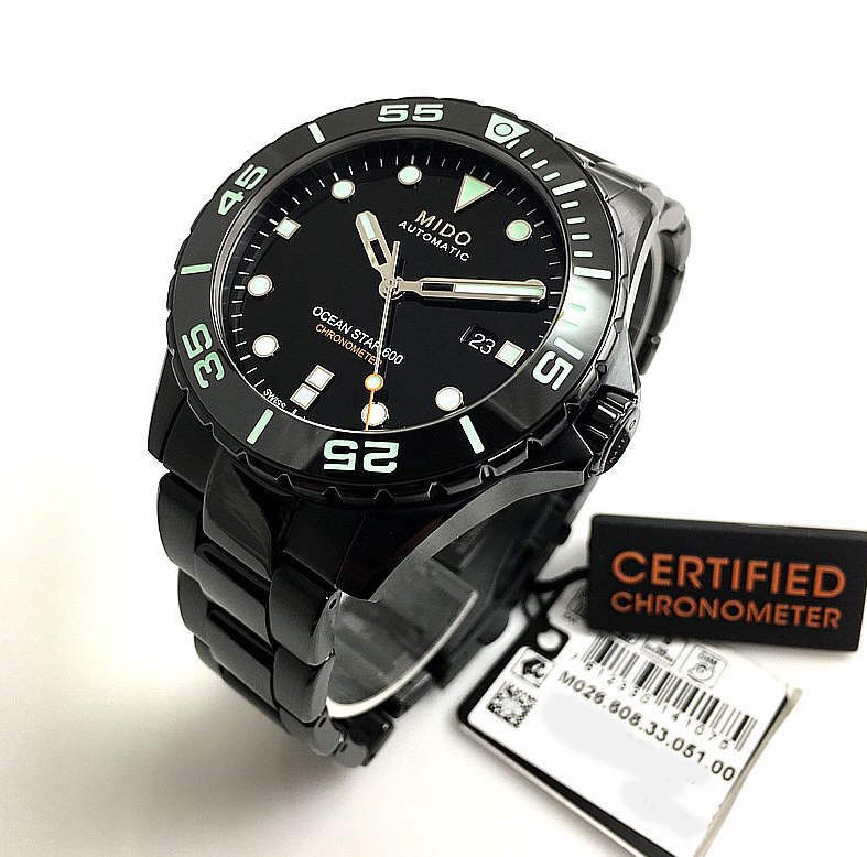 Mido model Ocean Star 600 Chronometer set, originál hodinky - 5