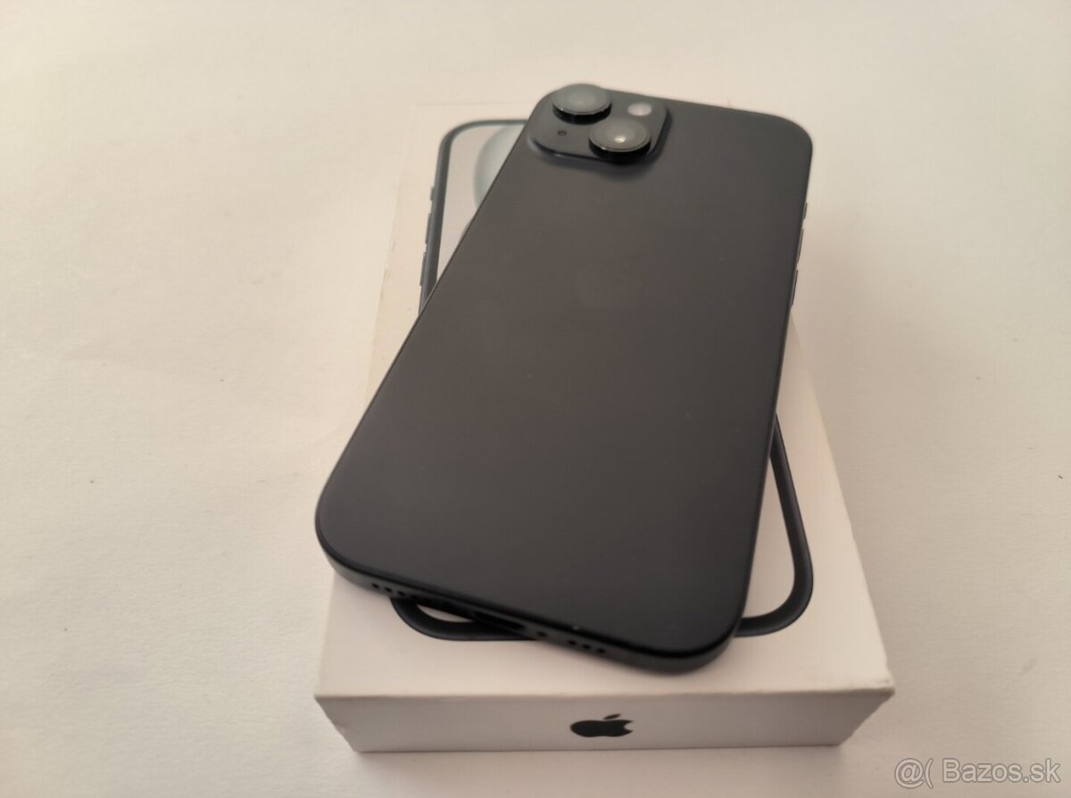 apple iphone 15 256gb Midnight / Batéria 85% - 5