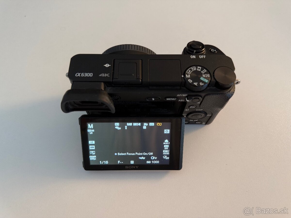 Sony A6300 + 6 batérií + klietka + 2x objektív - 5