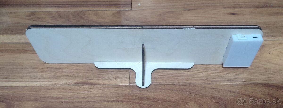 Dekoratívna Lampa v tvare ŠPZ s motívom "USMEJ SA" - 5