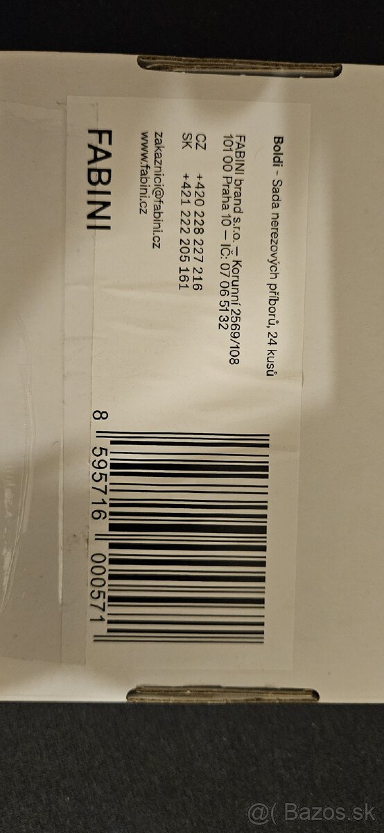 Fabini príbory nové 24ks - 5