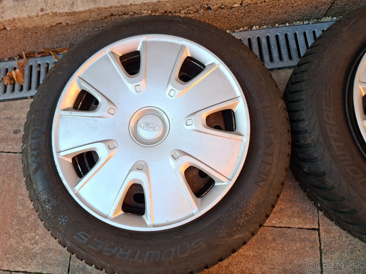 Predám plech.disky-Ford Fiesta/Mazda 2--R14 - - 5