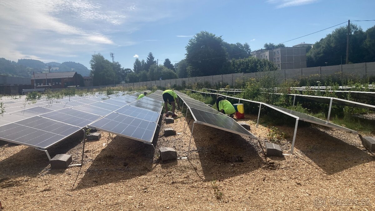 Údržba fotovoltaiky, umývanie a impregnácia FVE - 5