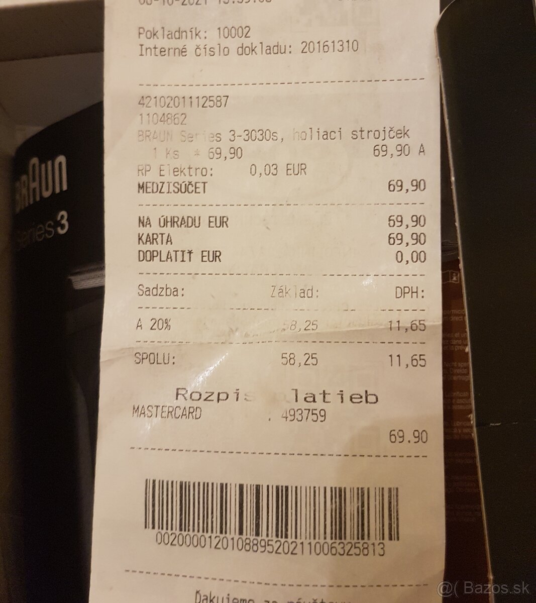 Predam strojcek Braun 3030s S3 - 5