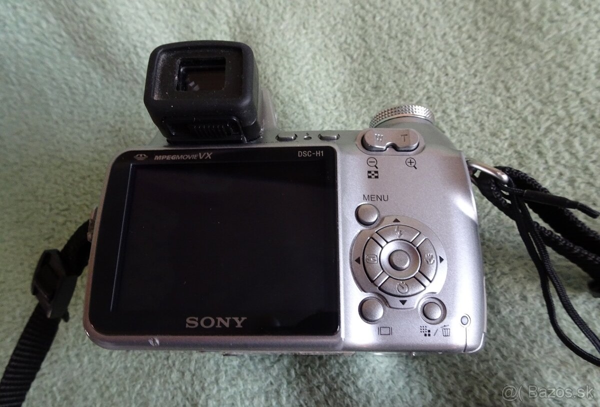 Predám digit. fotoaparát SONY DSC H1 na tužk. batérie - 5